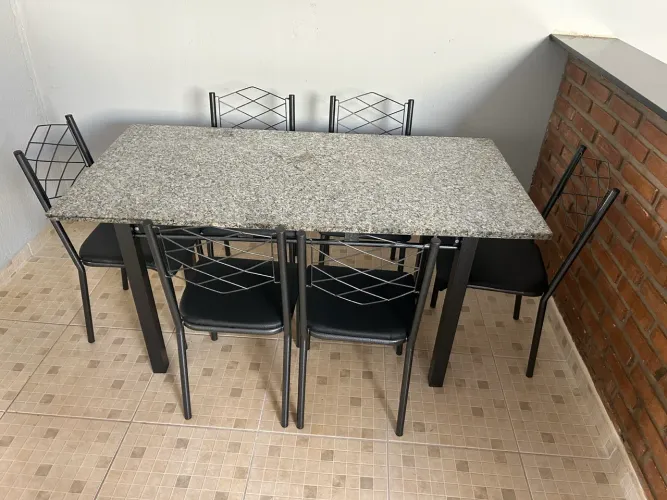 Jogo de mesa 6 cadeiras NOVO ENTREGO 