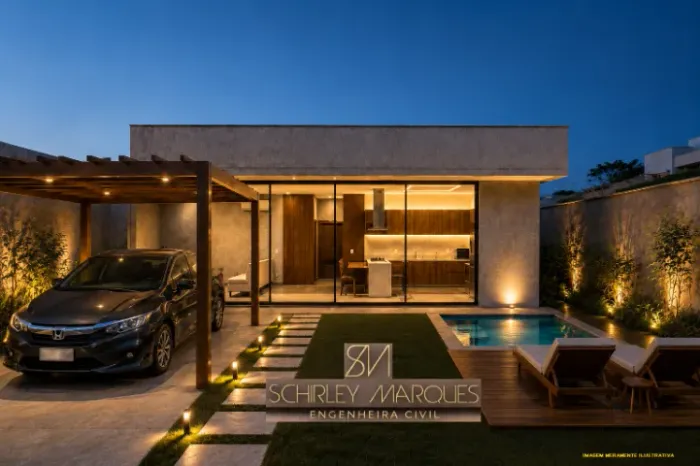 CASA NOVA NA PLANTA EM IMBITUBA/SC - 304 M² DE TERRENO | SÃO TOMÁS | PRÓXIMA ÀS PRAIAS
