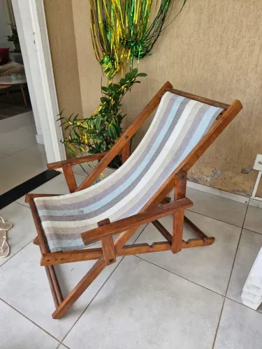 Espreguiçadeira de Madeira