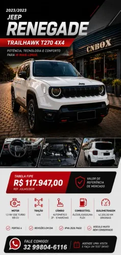 Jeep Renegade Trailhawk T270 1.3 TB Flex Aut. 2023