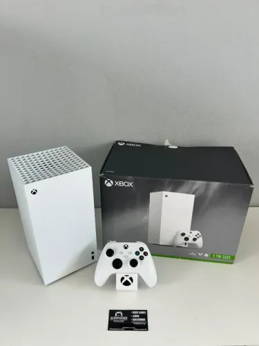 Xbox Series X Branco Memória 1TB SSD !! Zerado! (Aceito Cartão)