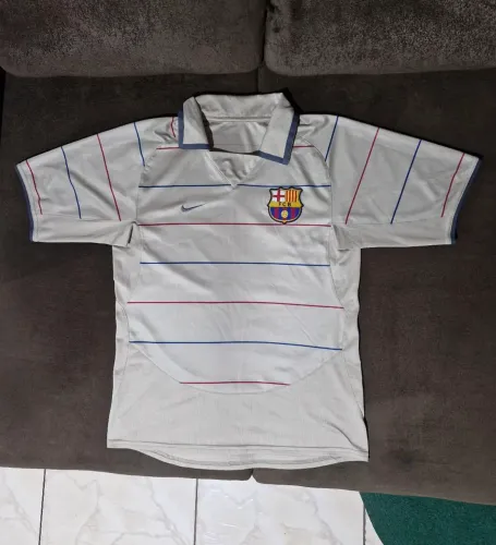 Camisa Barcelona 2003/2004 Away / Ronaldinho