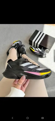 Adidas Adizero Pro 3 preto amarelo e rosa 