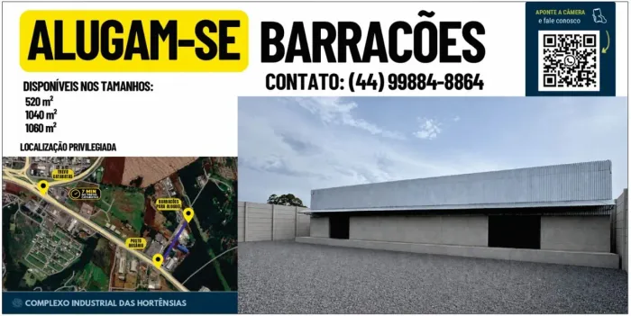 Barracão próximo Trevo Cataratas