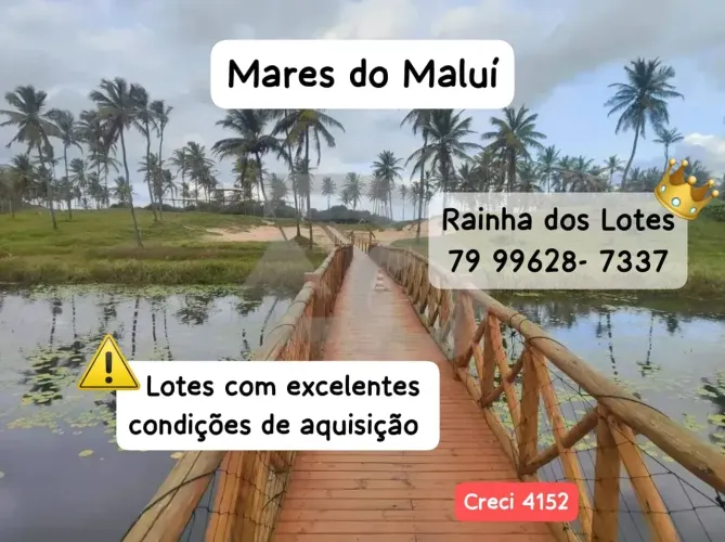 Condomínio Mares do Malui - Lote de esquina posição Leste TERRENO GRANDE - Rainha dos lote
