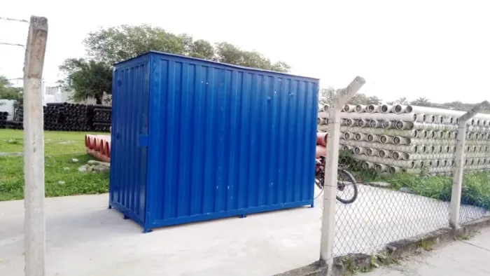 ContainerAlmoxarifado Compacto 3x1,5m | Aço Galvanizado Direto da Fábrica