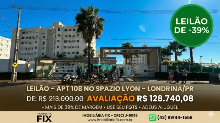 ? LONDRINA - Arremate sua Primeira Casa com Segurança! (LEILÃO)