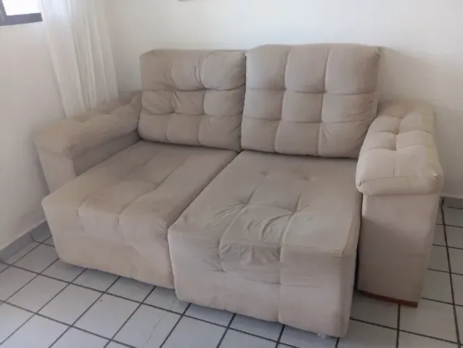 SOFÁ DOIS LUGARES RETRATIL