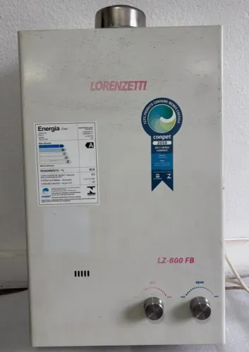 Aquecedor de água a gás Lorenzetti LZ-800 FB