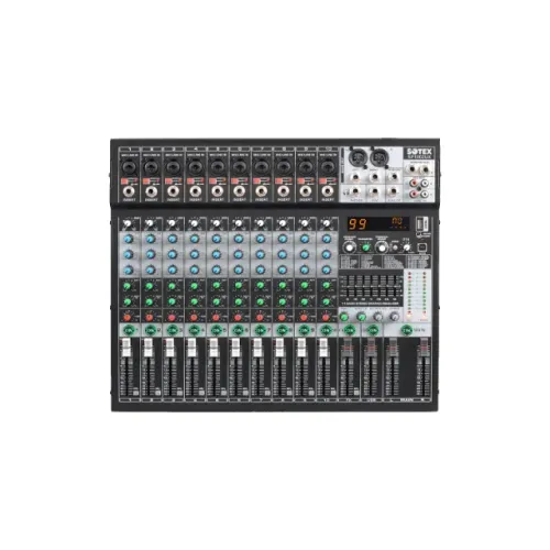 Mesa De Som Sotex 10 Canais 256 Multiefeitos Digitais