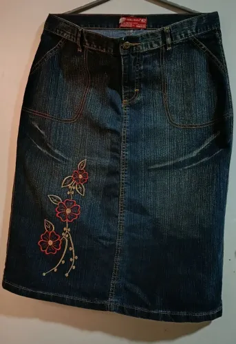 Saia jeans