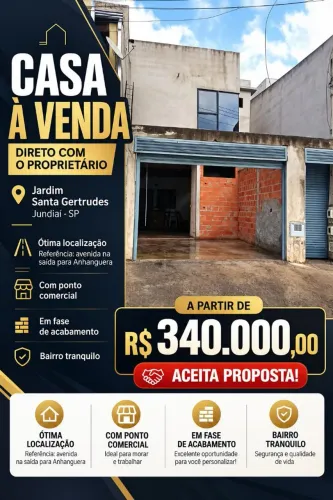 Casa com Ótimo Ponto Comercial