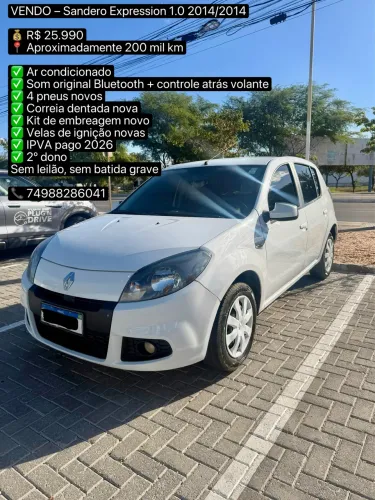 Renault Sandero Expression Hi-flex 1.0 16V 5P 2014