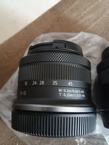 Lente Canon 18 45m RF nova zero tenho duas 