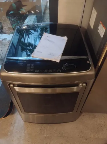 Máquina de secar a gás LG 10kg e Lava roupa 18kg
