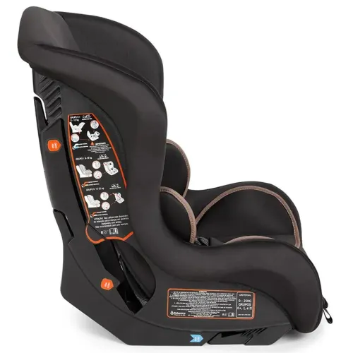 Cadeira Para Auto Galzerano Galzerano Maximus Preta 0 a 25kg novo envio para todo Brasil 