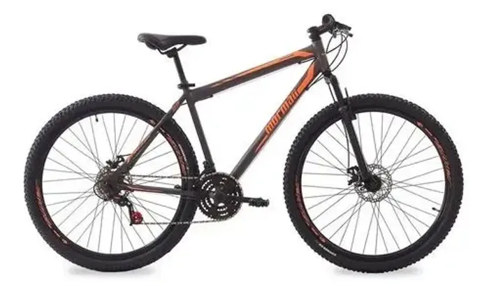 Bicicleta Bike Venice Aro 29 1.0 Mormaii Preto E Laranja