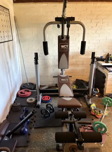 ESTAÇÃO DE MUSCULAÇÃO WCT FITNESS - SUPINO + VOADOR