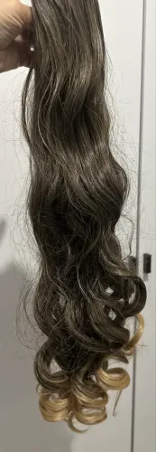 Vendo rabo de cavalo (fibra orgânica 50cm ) OMBRE MEL  mude seu visual 