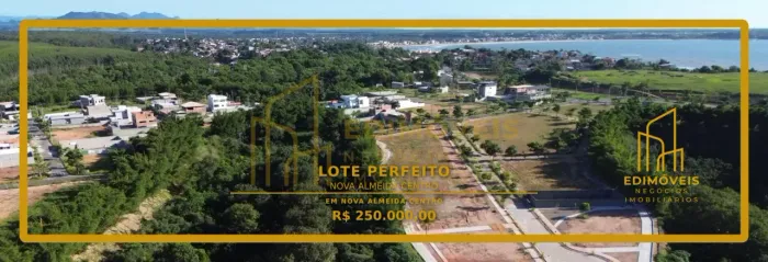 Invista em qualidade de vida: Lote em Nova Almeida Centro, Serra!
