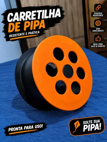 CARRETILHA DE PIPA ?<br>ÓTIMA QUALIDADE<br>? Resistente<br>? Prática<br>? Pronta para uso