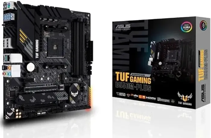 Placa-Mãe ASUS TUF Gaming B550M-PLUS AM4 mATX, Lacrado e nova