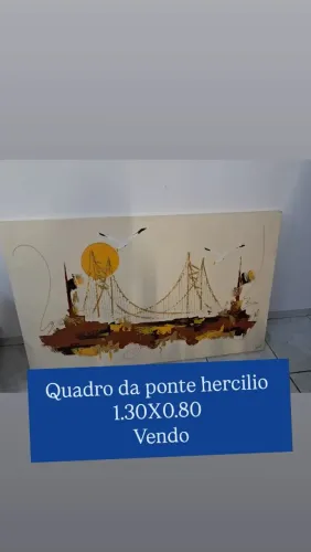 Quadro Decoração Ponte Hercilio Luz Florianópolis