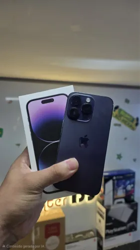 *iPhone 14 Pro 128GB* Bateria 76%, Caixa *R$2799