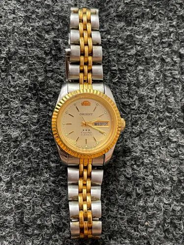 Relógio Orient 559WA1 Crystal 21 Jewels Automático Feminino