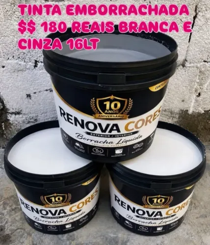 TINTAS EMBORRACHADAS LINHA PREMIUM ALTA QUALIDADE E DURABILIDADE GARANTA