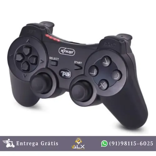 Controle Gamer Ps3 Sem Fio *ENTREGA GRÁTIS*