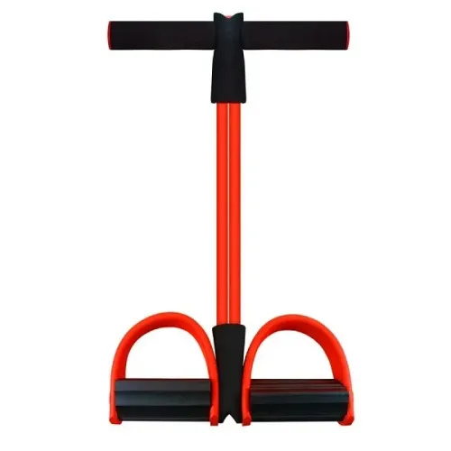 Corda Tubo Pedal Elástica Puxar Fitness Sit-up Musculação Academia