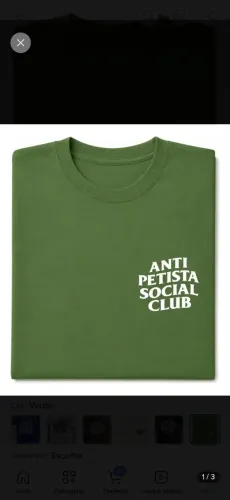 Camisa Bolsonaro 