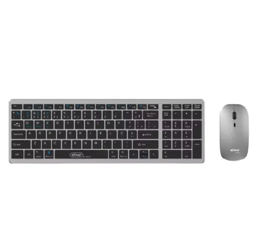 Teclado e Mouse Bluetooth, Recarregável<br><br>Oficial<br><br>Recarregável ABNT2