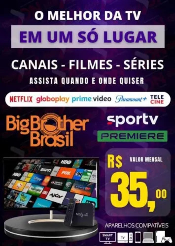 Planos de TV IPTV digital