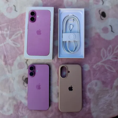Vendo ou troco iphone 16 128gb rosa novo 