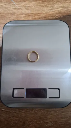 Aliança ouro 18k