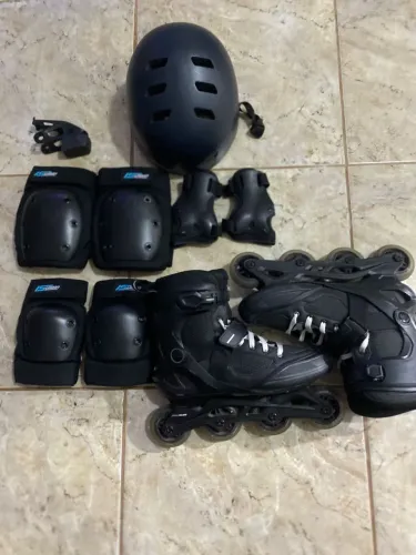 Roller e kit de proteção profissional