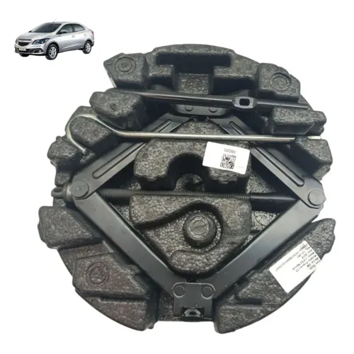 Kit macaco chave roda estepe GM Prisma Onix 2014 2015 2016