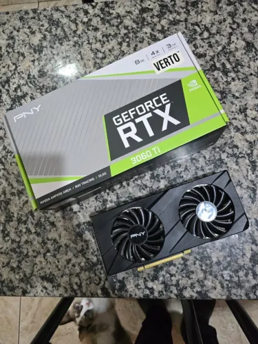 Placa de Vídeo PNY GeForce RTX 3060 Ti 8GB GDDR6 - Com Nota Fiscal
