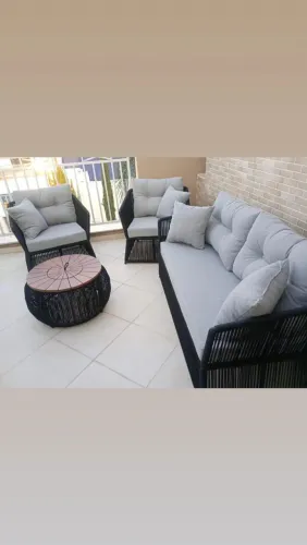 Jogo de sofa corda náutica