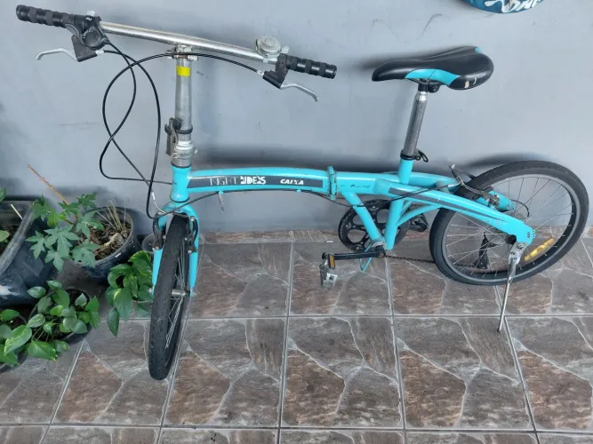 Bicicleta Caloi dobrável