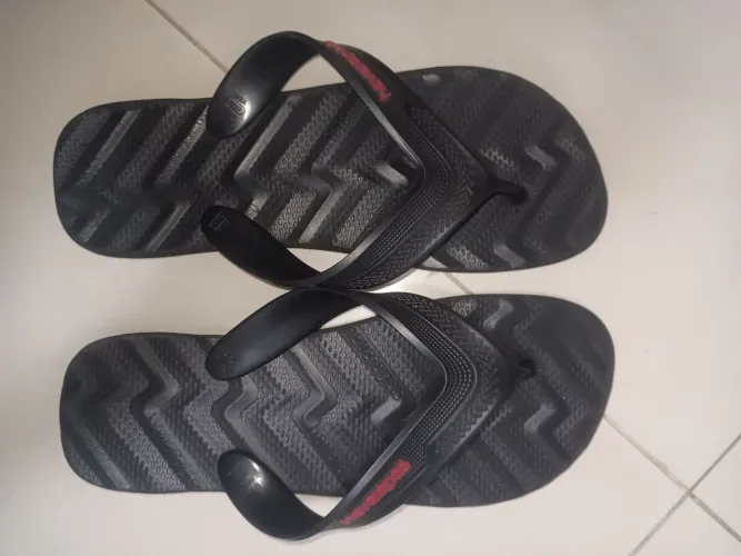 Havaianas Tradicional Preta Original Usada Tam. 39/40