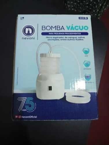 Micro aspirador de sangue e secreções novo,nunca usado.