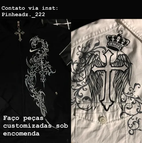 Faço peças customizadas sob encomenda 
