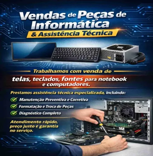 Venda de peças de informatica ! Memoria ram  notebook ! 