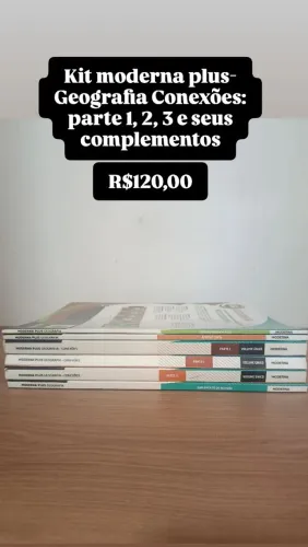 Livros Didaticos de geografia e historia "Conexões"para Enem e Ensino Medio 