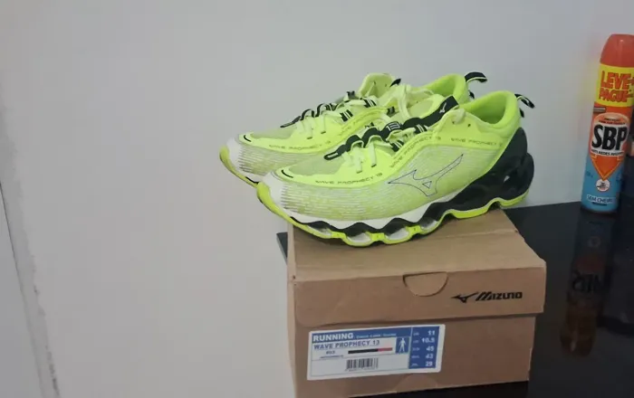 Tênis Mizuno Wave Prophecy 13 Masculino - Verde+Preto