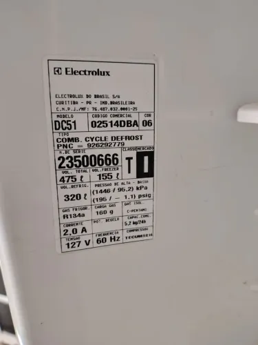 Vendo Geladeira Electrolux Duplex