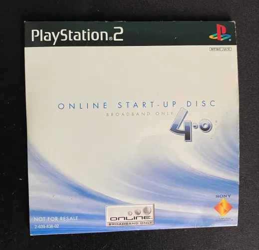PlayStation 2 - Online Start-Up Disc 4.0 - Original Sony